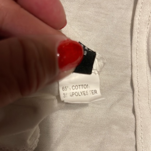 Like new asymmetrical white top - Picture 7 of 7